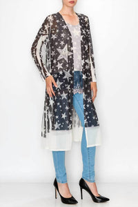 Origami - Star Long Sleeve Duster