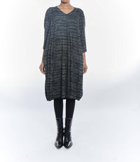 Matthildur - Bubble V-neck Midi Dress