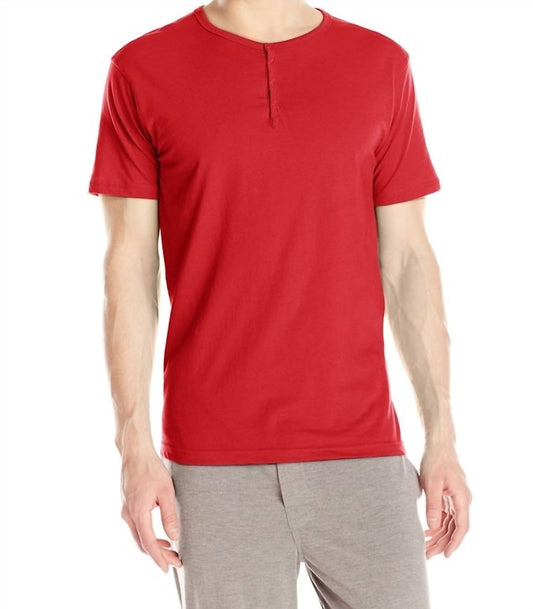 Papi - Knit Jersey Short Sleeve Henley Shirt