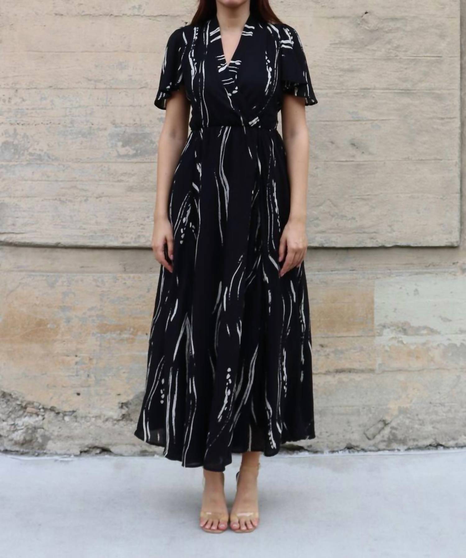 Bel Kazan - La Vie En Rose Maxi Dress