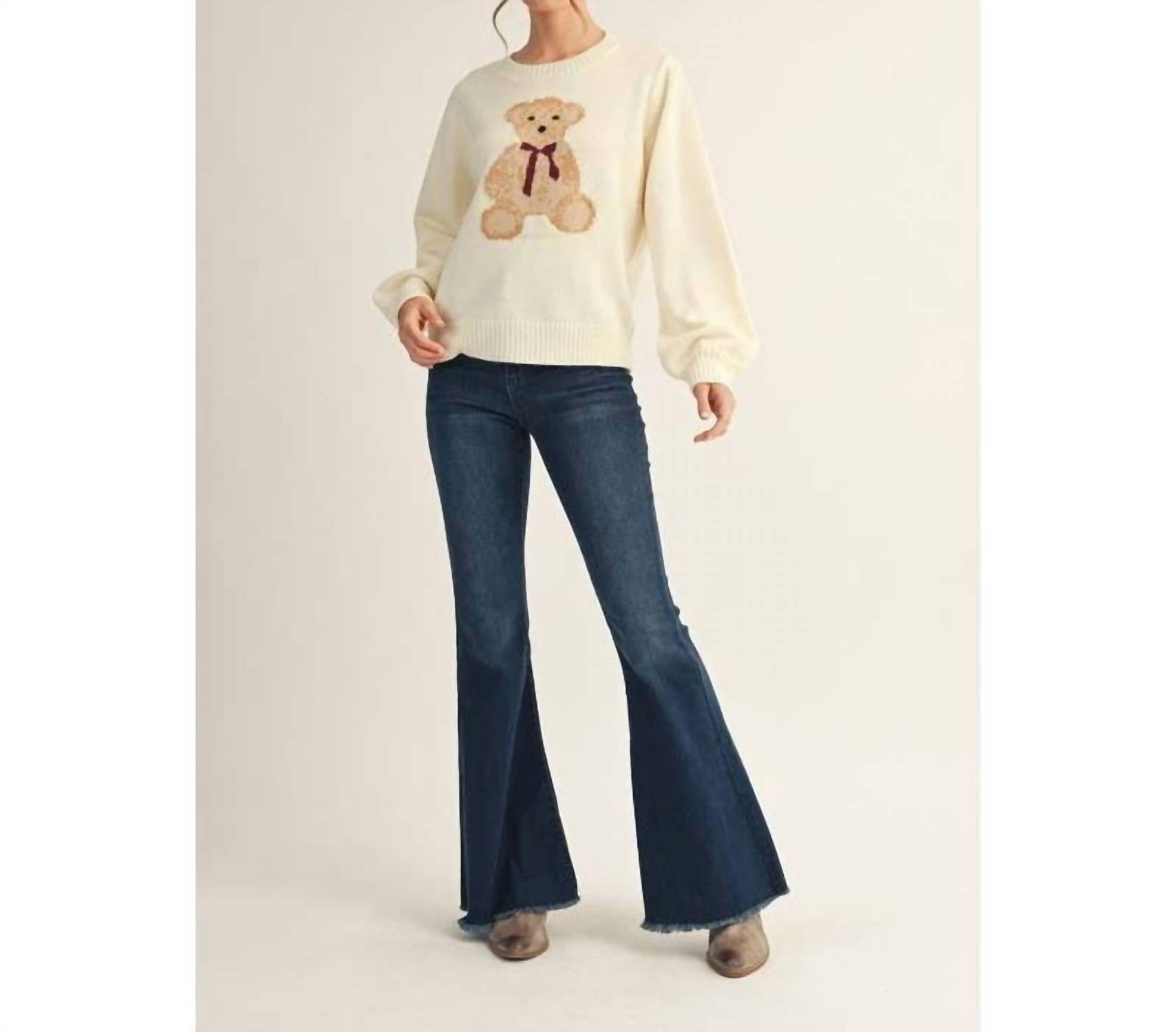 Style Usa - Beatrice Teddy Bear Sweater