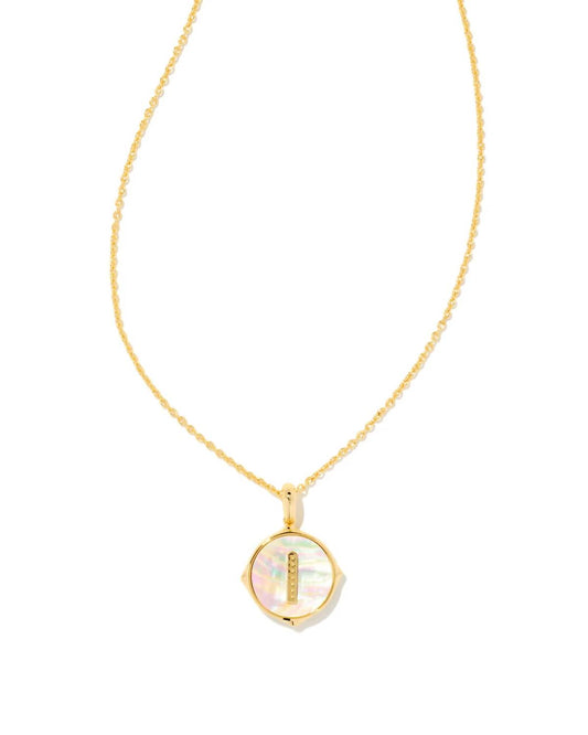 Kendra Scott - Women'a Letter I Disc Pendant Necklace