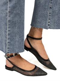 Free People - Women's Sheer Gitter Jules Flat Shoes