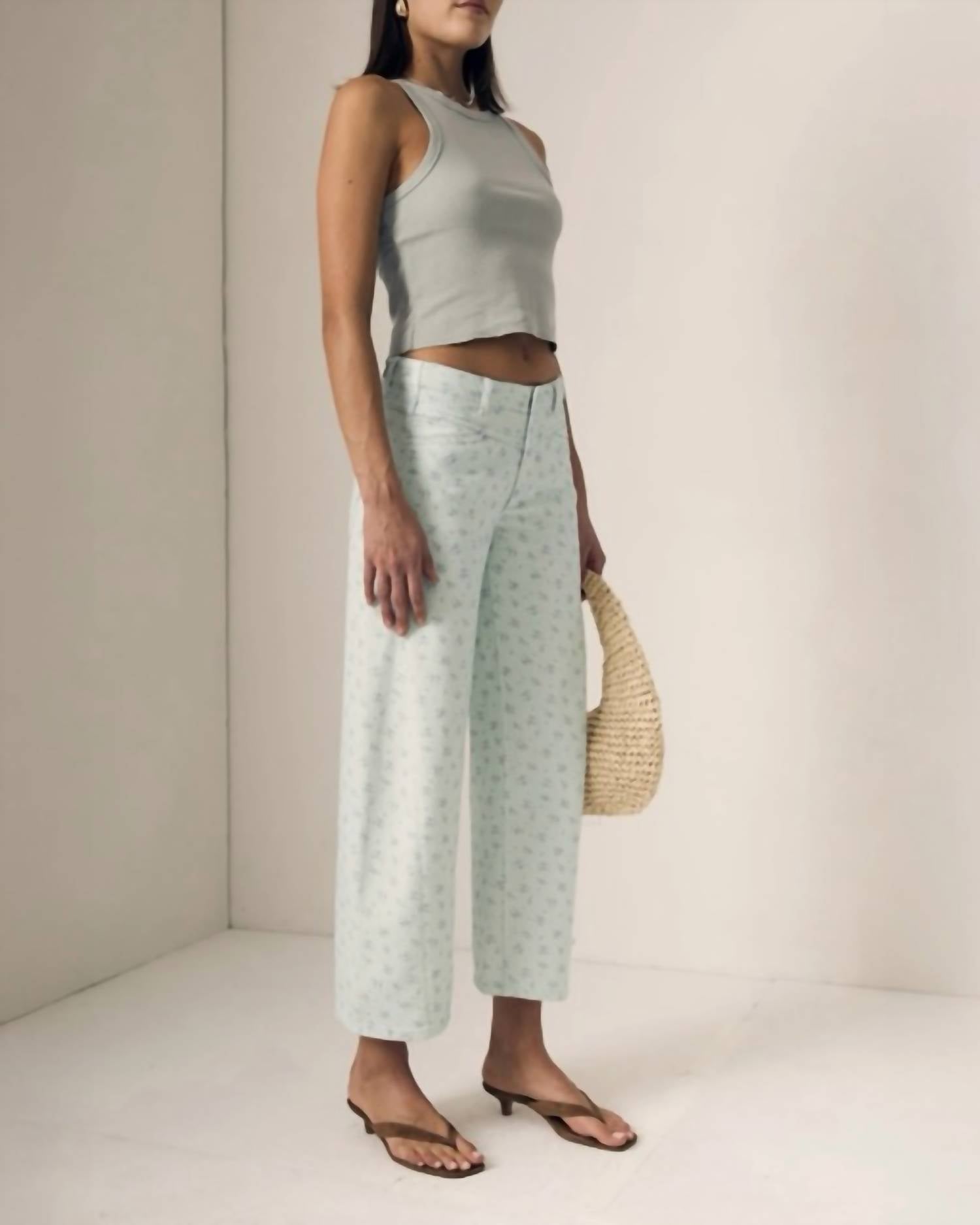 Le Jean - Selena Mid Rise Crop Jeans