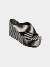 Shu Shop - Women's Ludovica Woven Platform Wedge Sandal