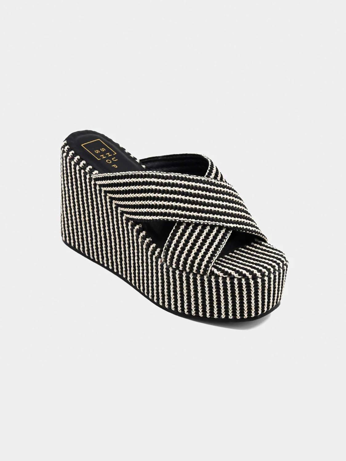 Shu Shop - Women's Ludovica Woven Platform Wedge Sandal