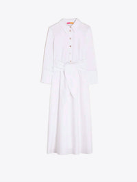 Vilagallo - BLANCO POPLIN DRESS