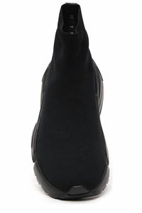 Salvatore Ferragamo - Men's Logo Embossed Sock Sneakers