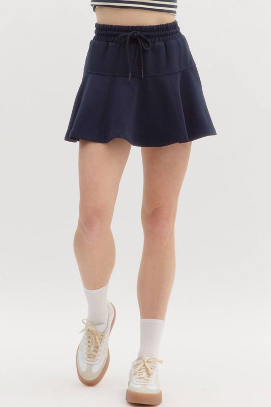 Entro - High Waist Pull On Skort