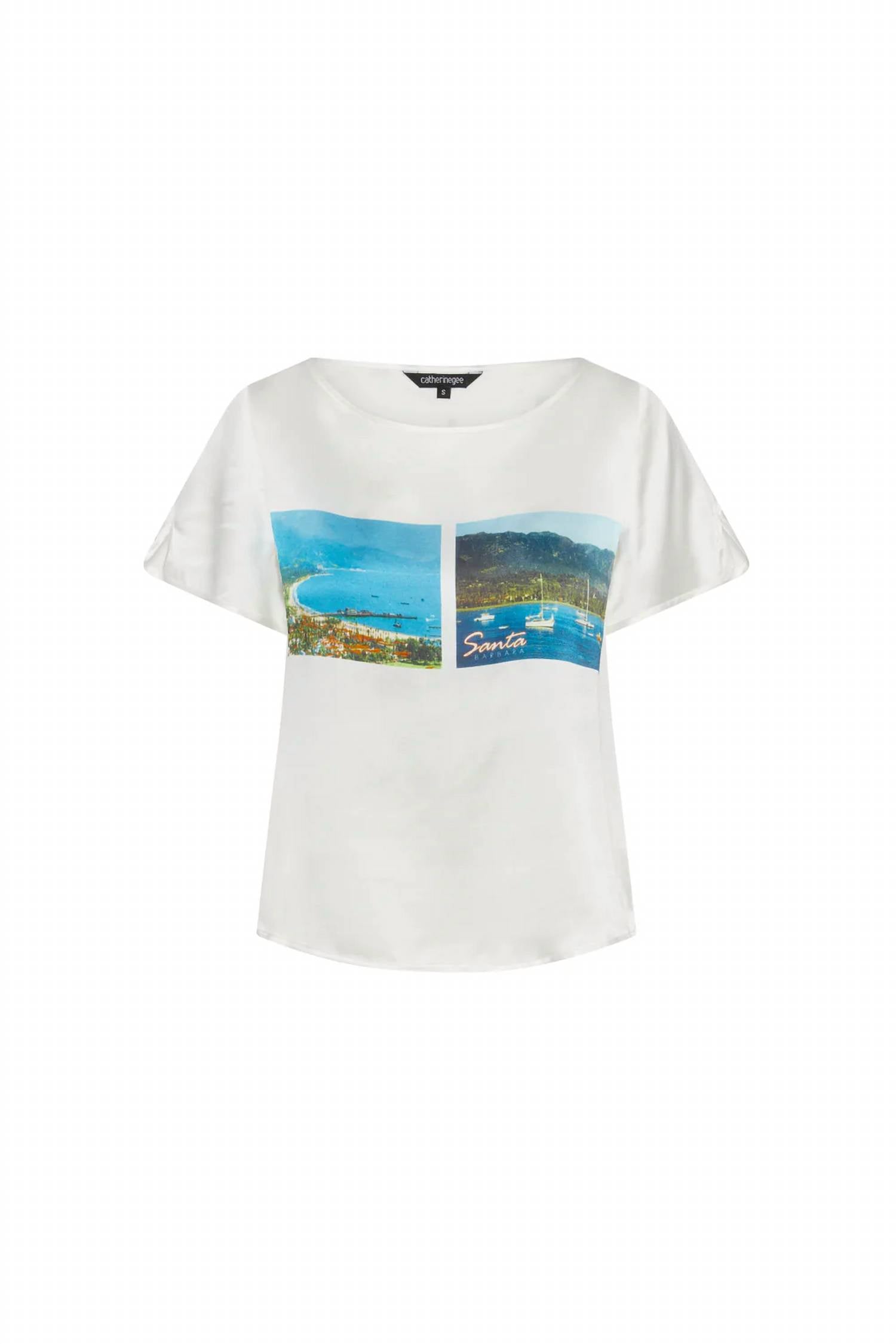 Catherine Gee - Postcard Silk Tee