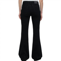 CLOSED Women's Rawlin Flared Jeans in dark grey - women's jeans - detail view
