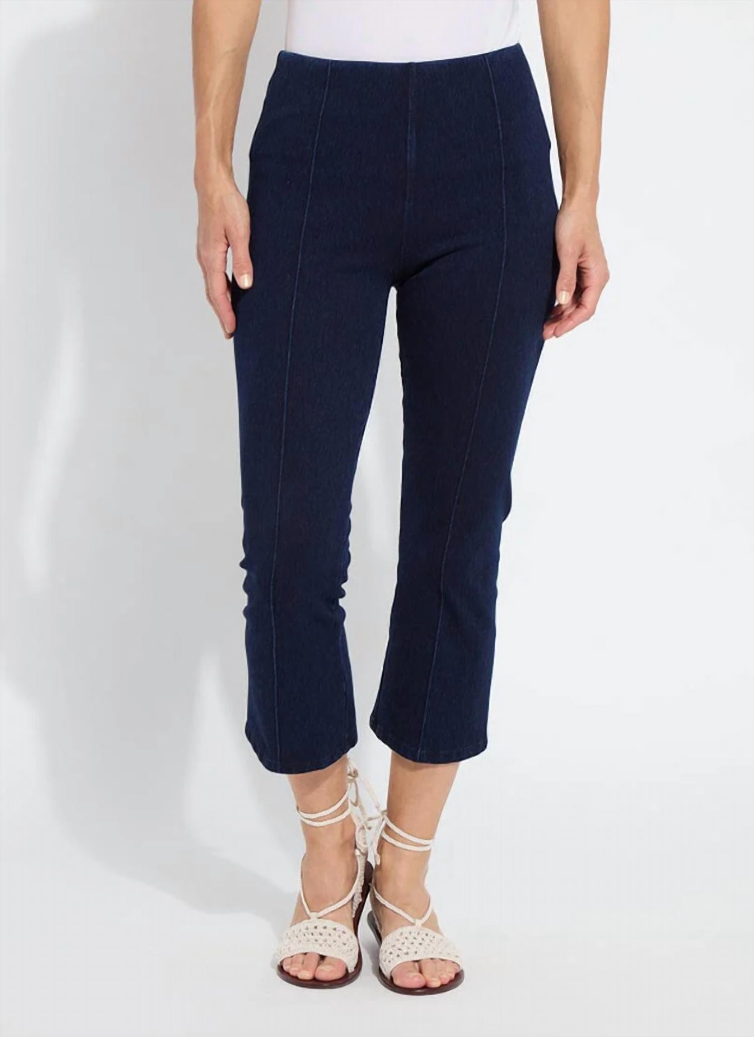Lysse - Women's Lizzette Bow Detail Crop Flare Denim Jean