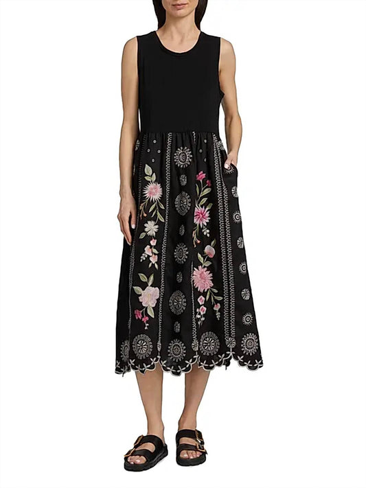 Johnny Was - Della Mixed Media Tank Dress