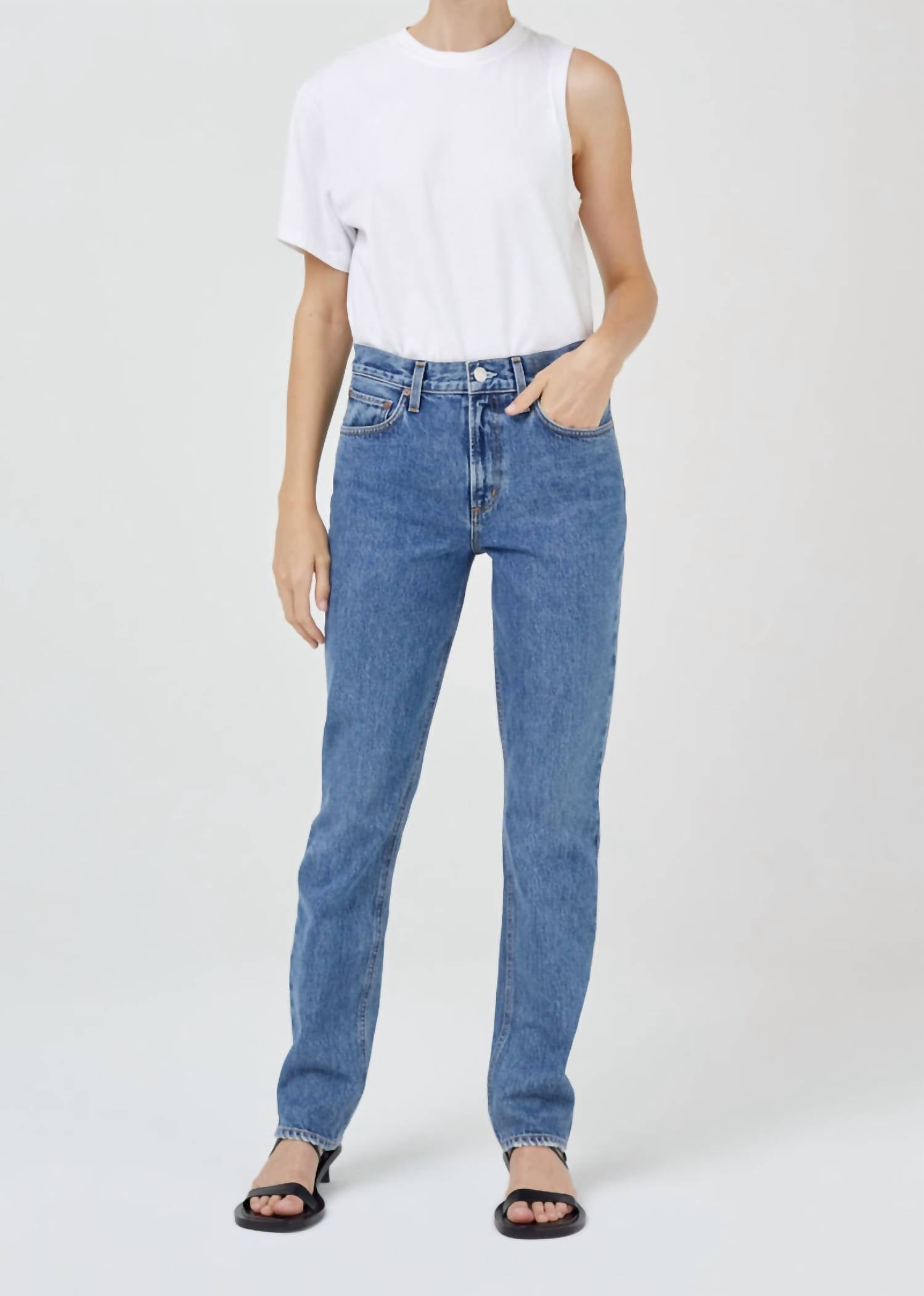 Agolde - Lyle Low Rise Slim Jeans