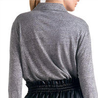 Elan - Button Front Long Sleeve Knit Shirt