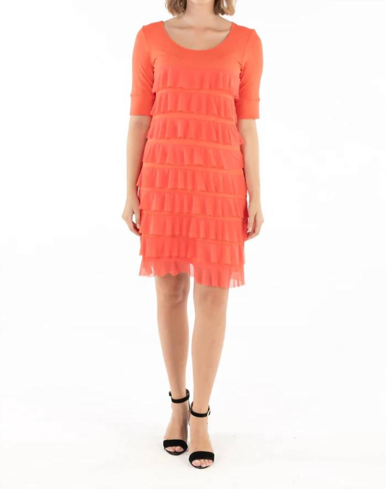 Isle By Melis Kozan - Elbow Sleeve Cha Cha Mini Dress