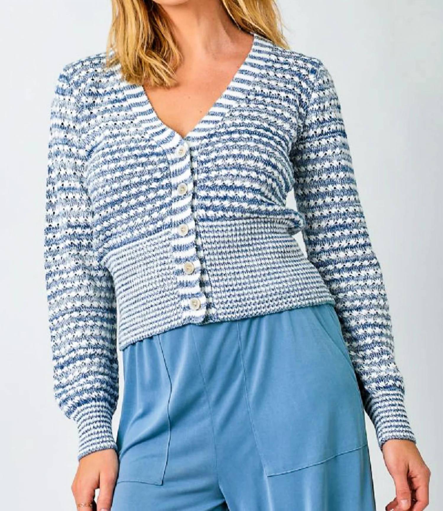 Mystree - Open Weave Cardigan