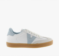VICTORIA Women's Berlin Ciclista Sneakers in celeste - women's sneaker - detail view