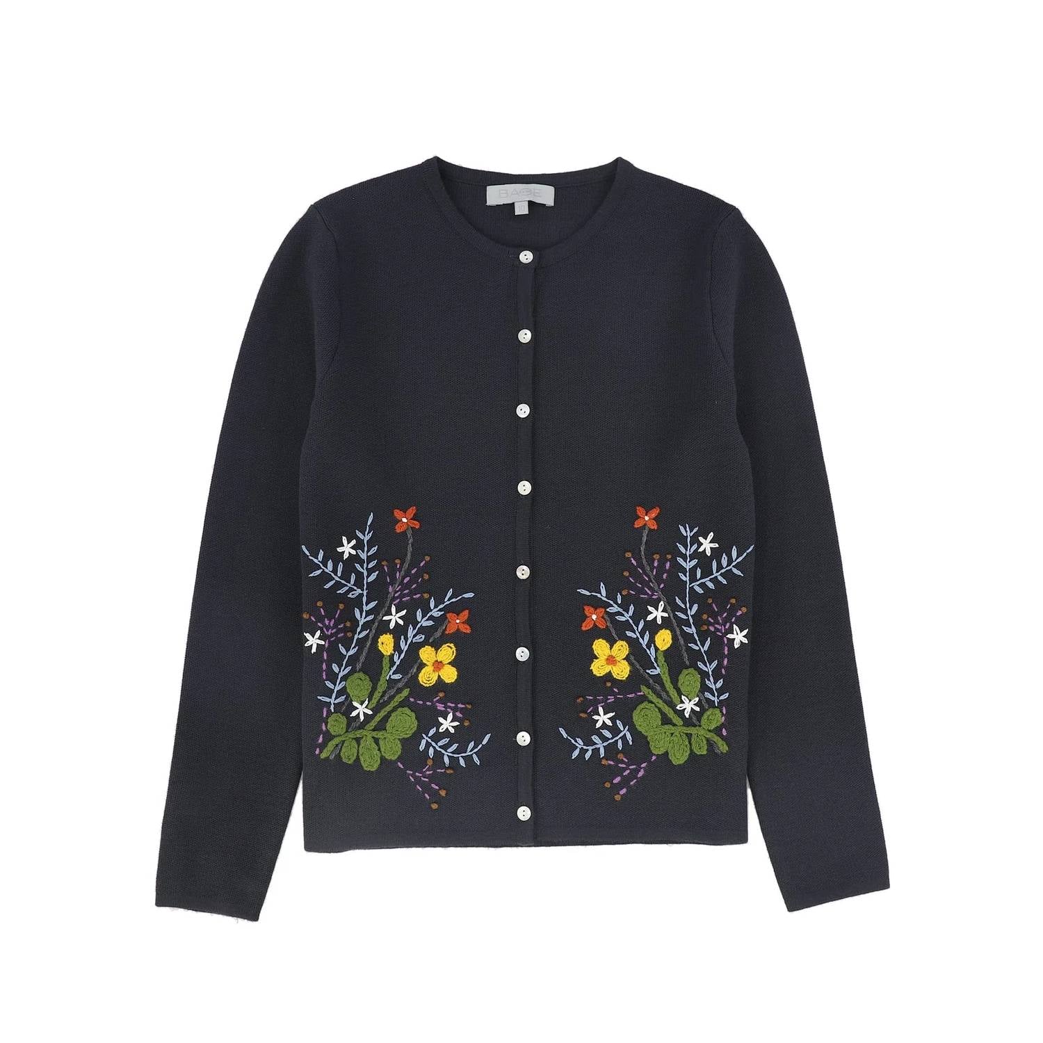 Bace - Girls Embroidered Cardigan