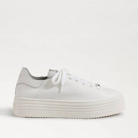 Sam Edelman Women's Pippy Sneaker Shoe in white - women's sneaker - detail view