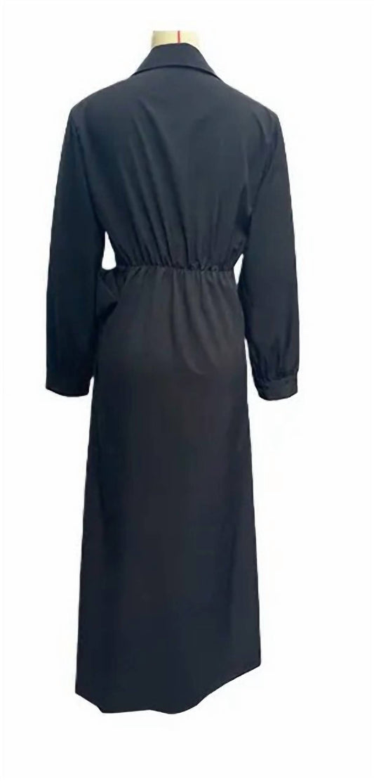 Mapcie - Overlap Midi Dress