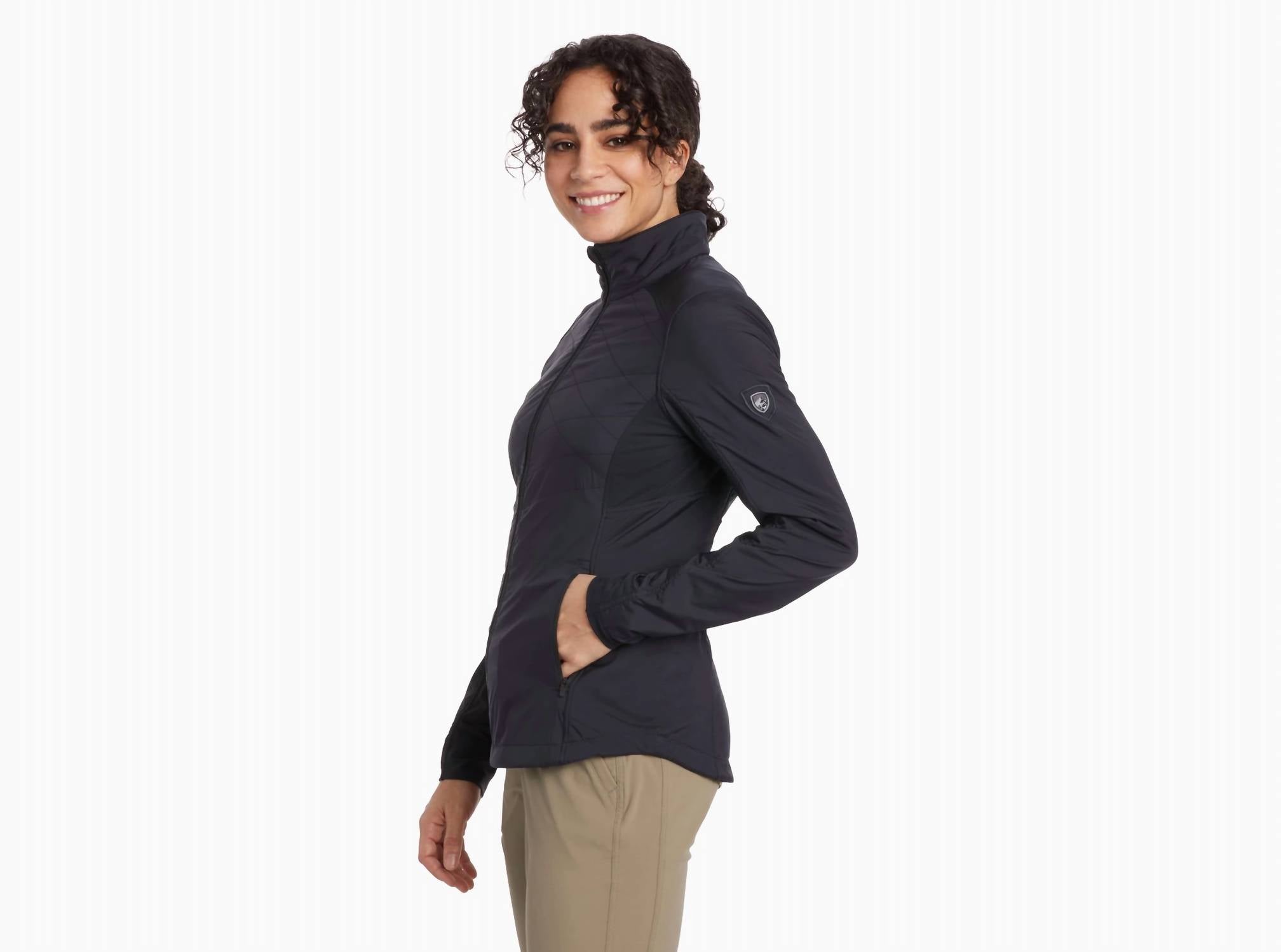 KUHL Women's The One Jacket in raven - women's jacket - alternate view