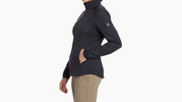 KUHL Women's The One Jacket in raven - women's jacket - detail view