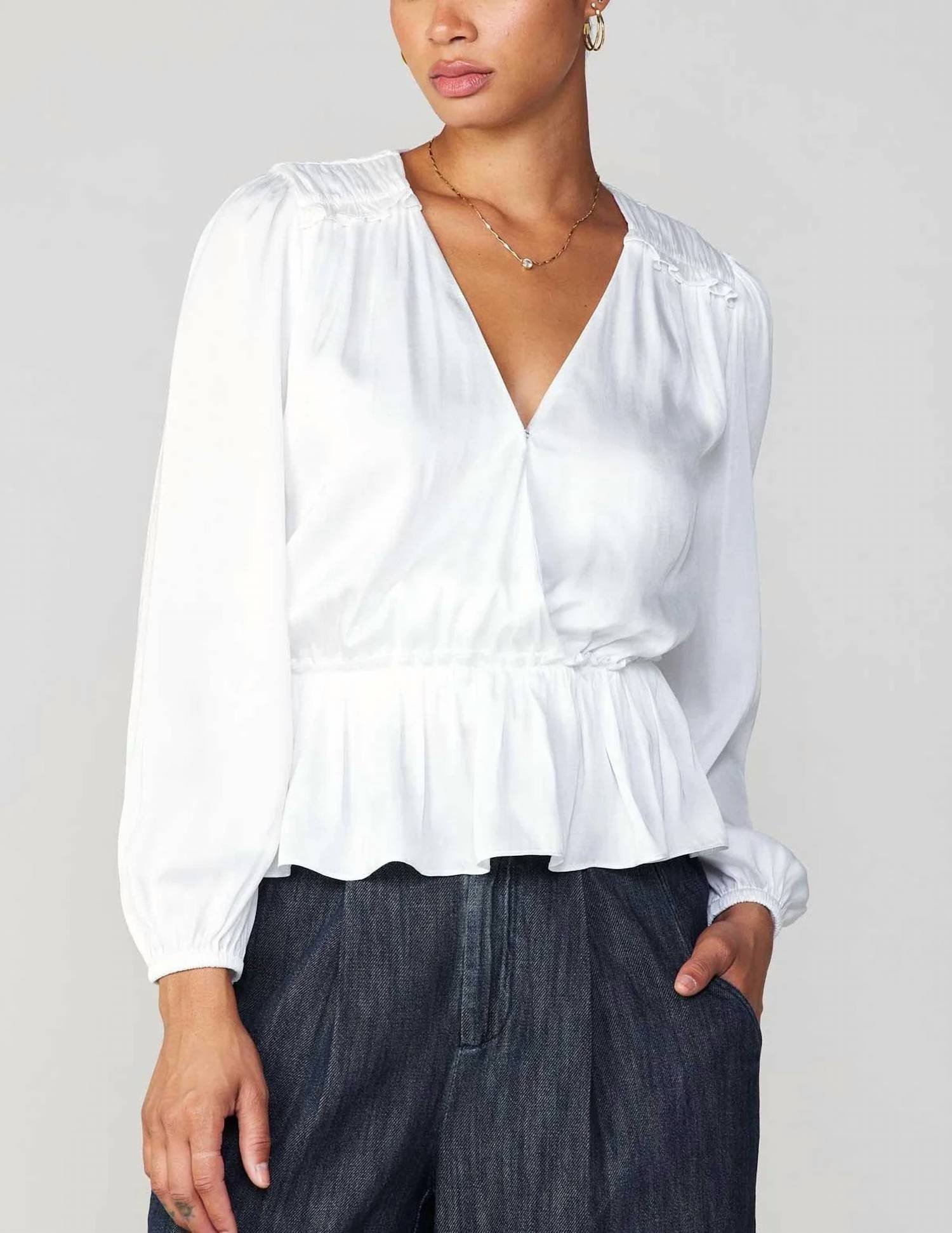 Current Air - Sylvie Peplum Blouse
