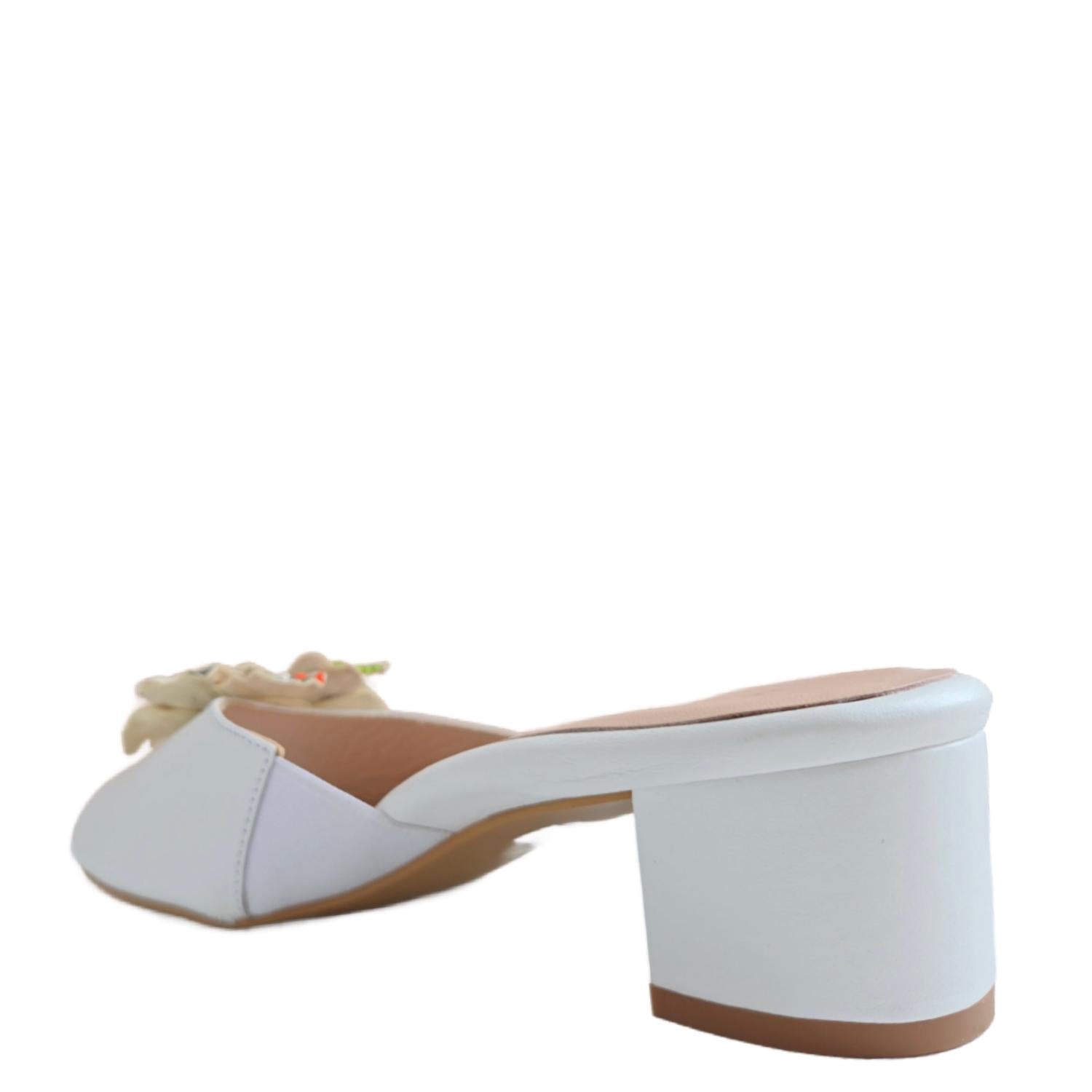 Lalisa Women's Floral Sandal in white - women's sandal - alternate view