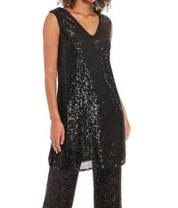 Maggy London - Tribeca Sequin Tunic Top