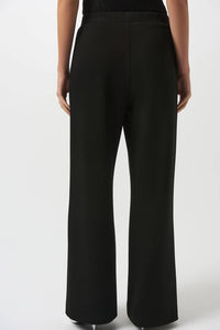 Joseph Ribkoff - Drawstring Pull On Wide Leg Pants