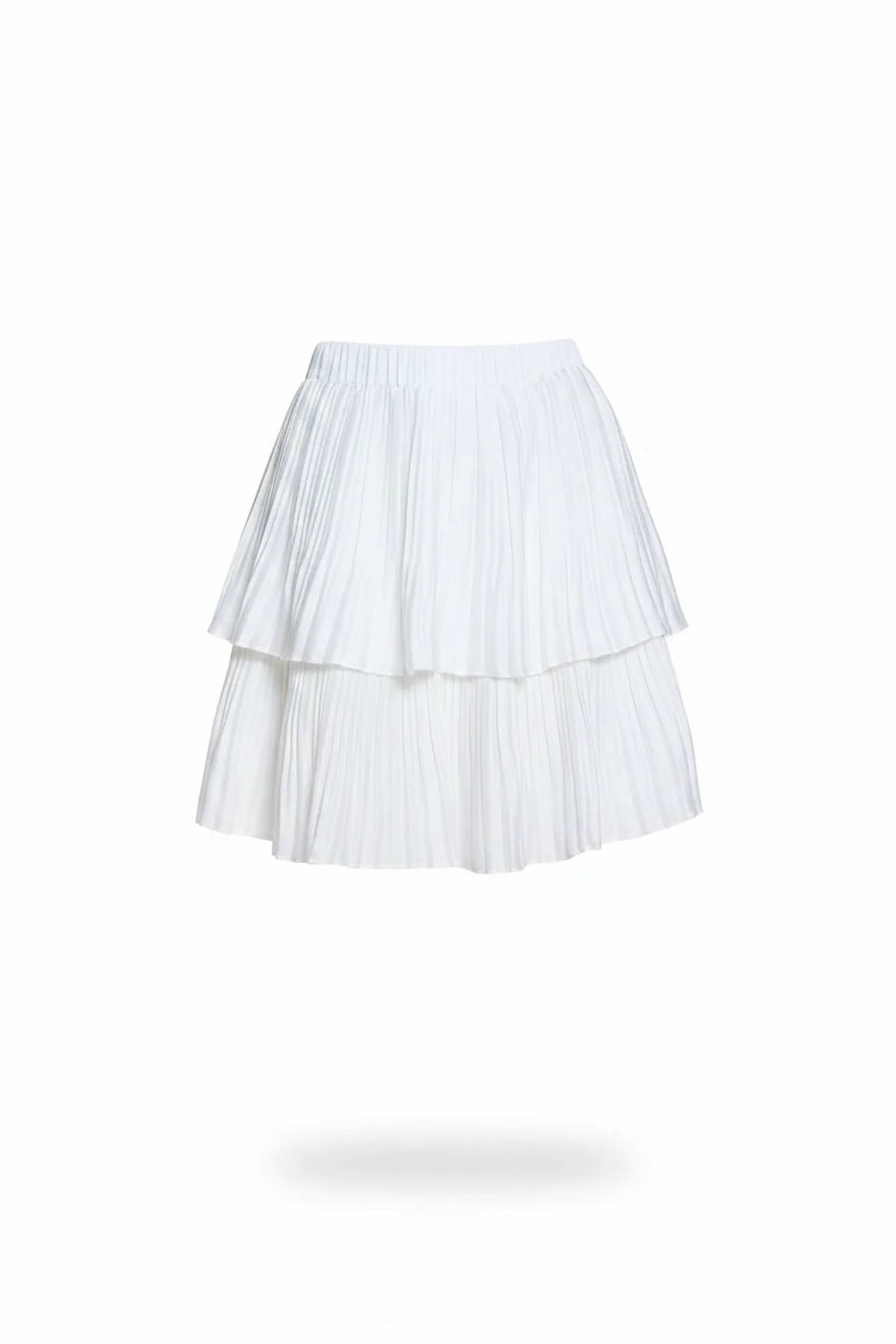 Current Air - Tiered Pleated Mini Skirt