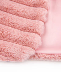flowers by zoe Girls Fancy Faux Fur Jacket in pink - kids' jacket - alternate view