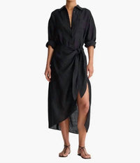 Apiece Apart - Alessandra Sarong Shirt Dress