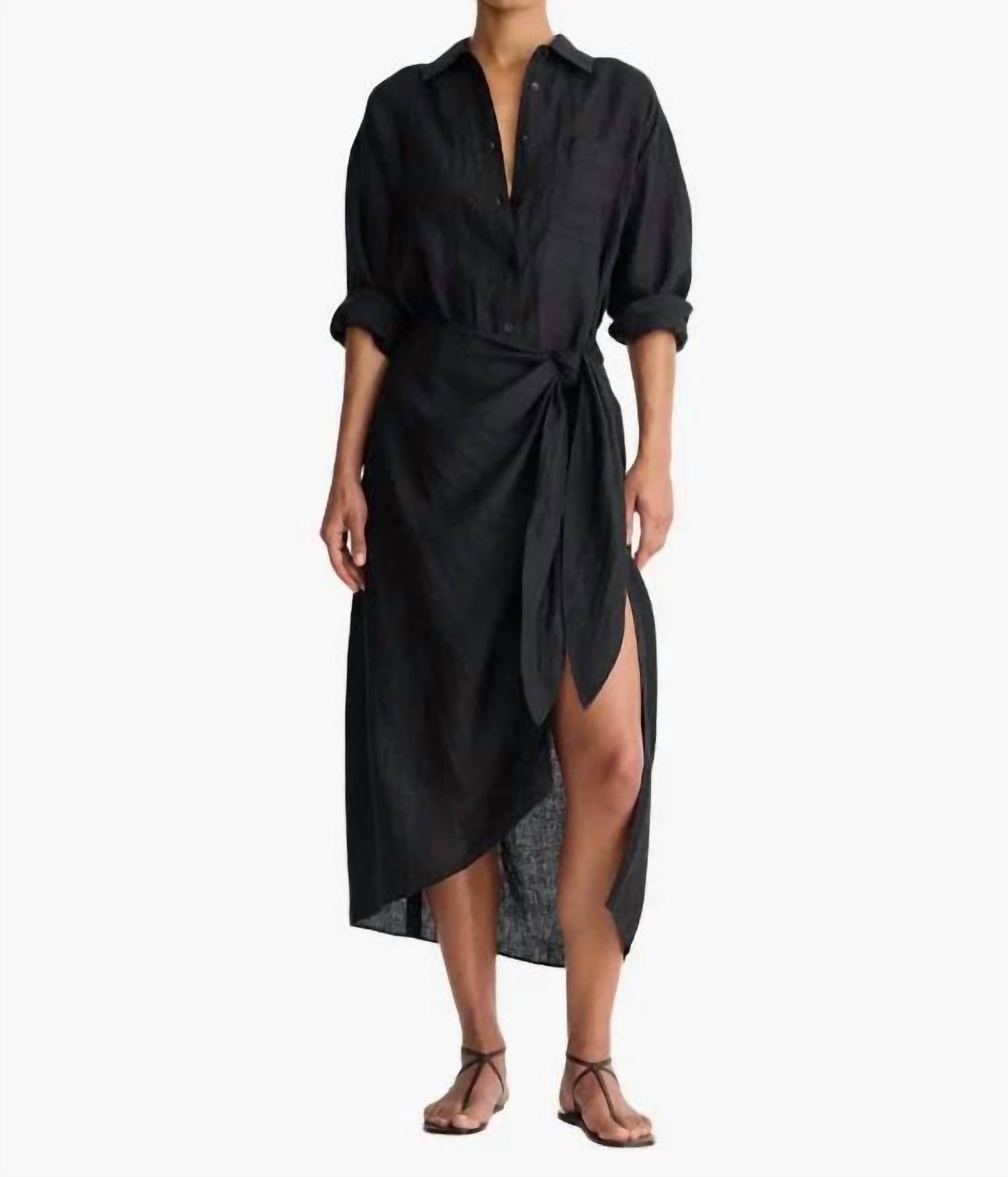 Apiece Apart - Alessandra Sarong Shirt Dress