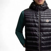 Moncler Orant Hooded Down Vest in black - men's item - view 4