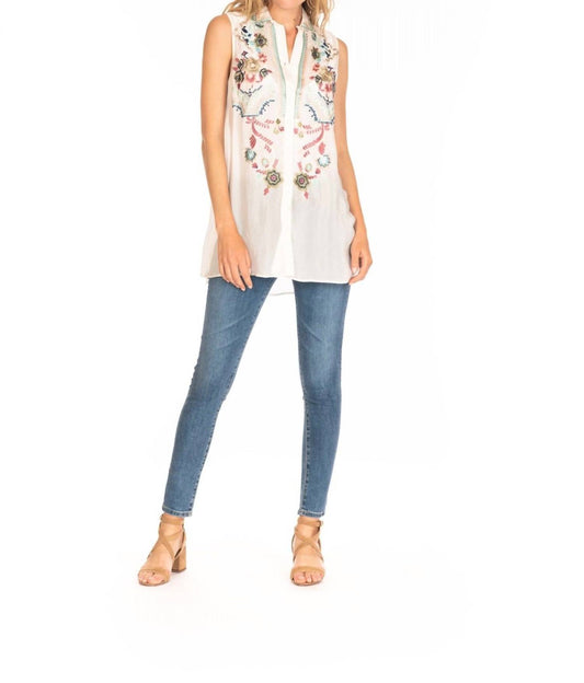 Mahila - Oasis Button Front Top