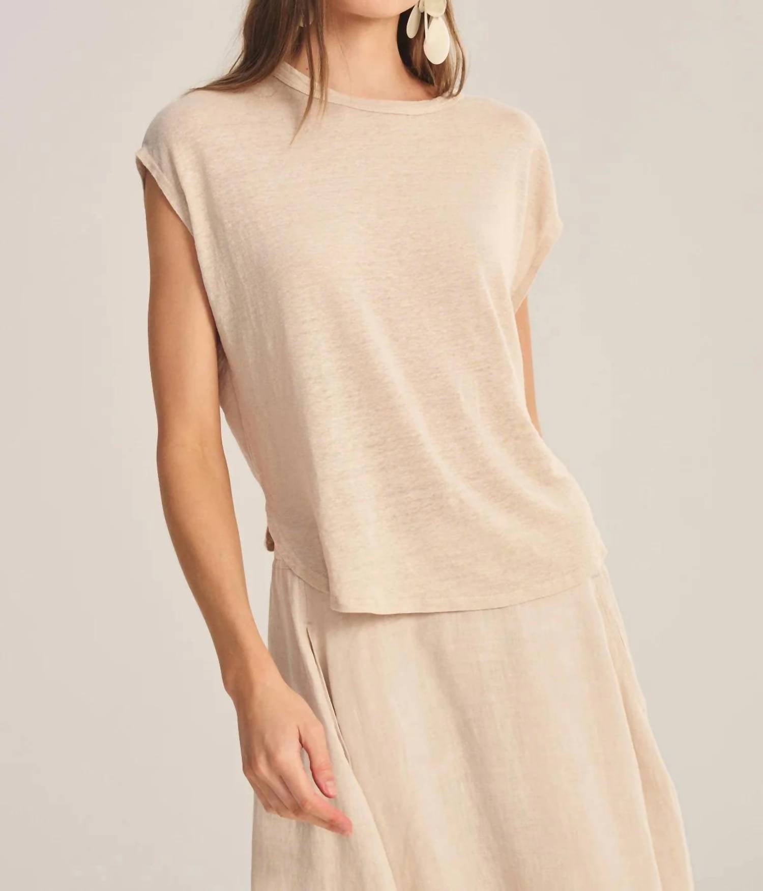 Velvet By Graham & Spencer - Velvet Sinclair Linen Tee