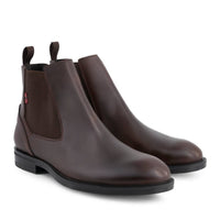 Andrea Men's Slip-on Ankle Boots in dark brown - men's boots - view 4