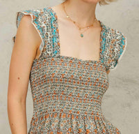 M.A.B.E. - Jaci Floral Maxi Dress