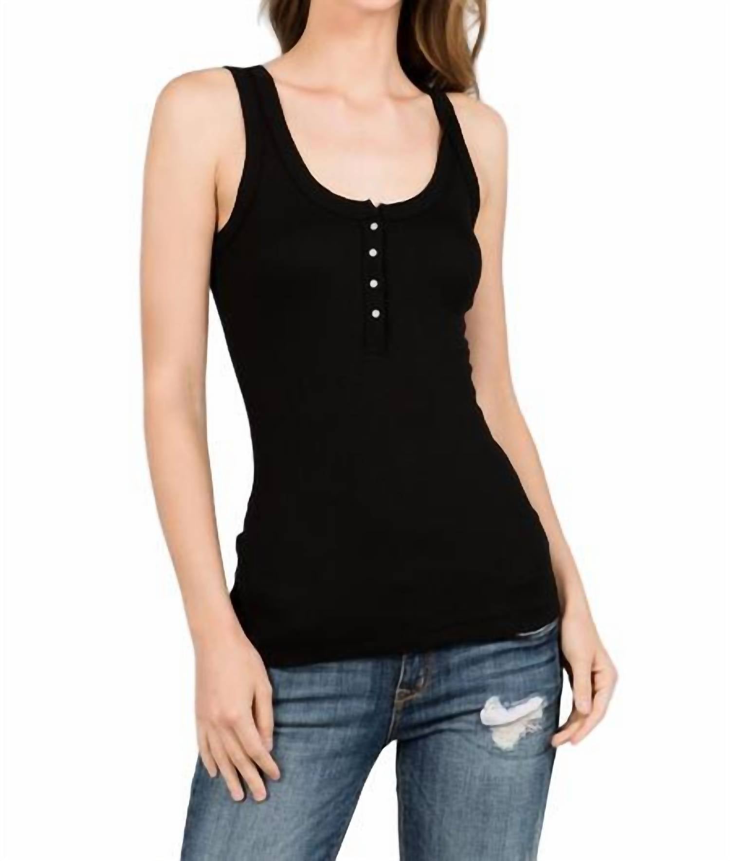 Crown Jewel - Hollywood Henley Tank