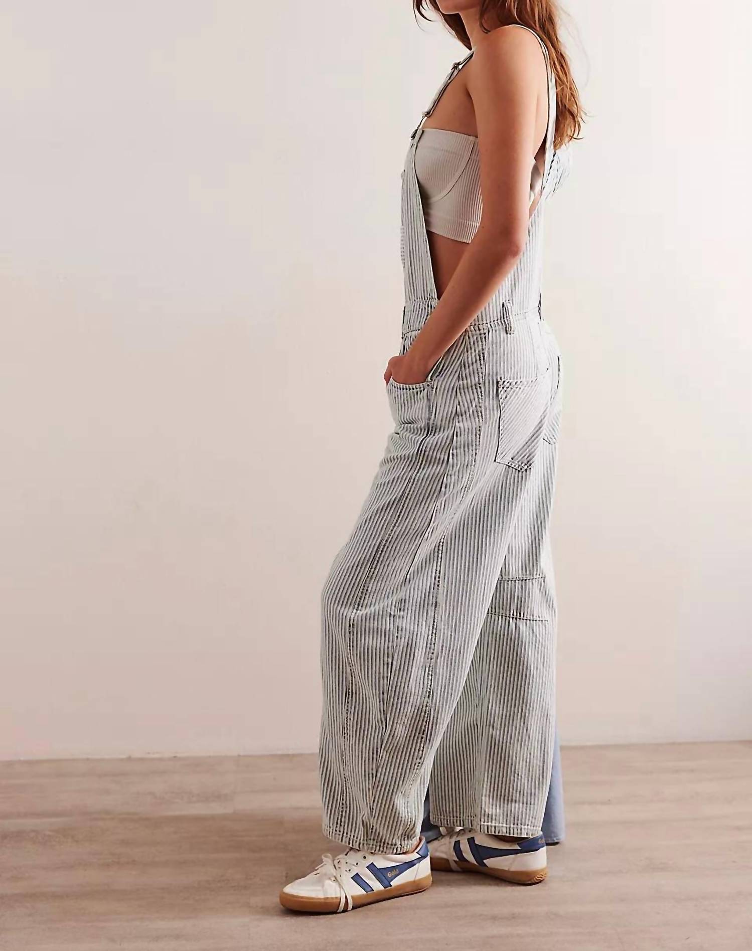 Free People - Good Luck Stripe Overall