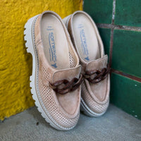 Softwaves Women's Vidal Mule in noisette - women's shoe - alternate view