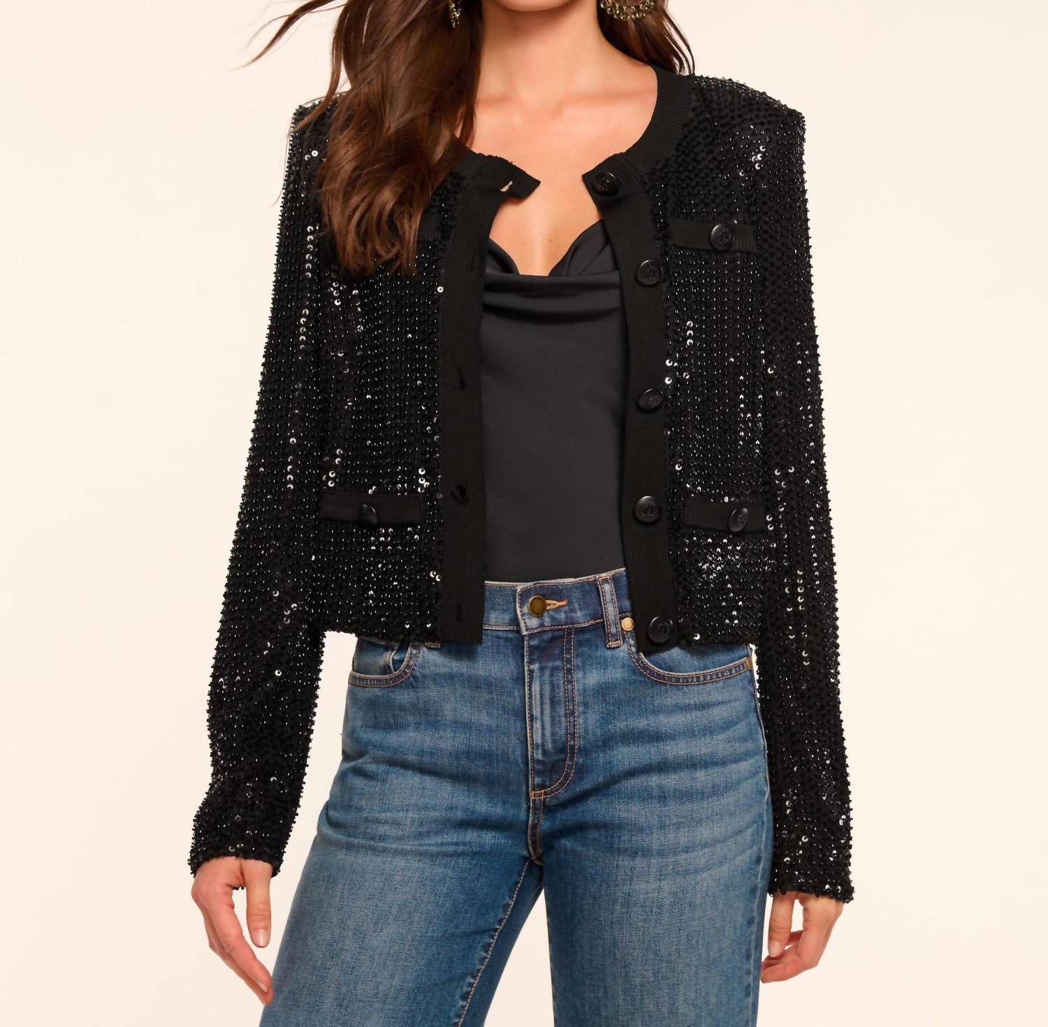 Ramy Brook - Anna Beaded Sequin Jacket