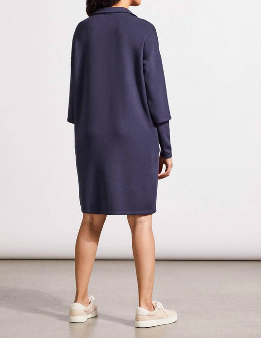 Tribal - Techno Lux Shift Dress With Pockets