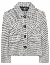 Luisa Cerano - Tweed Bouclé Cropped Jacket