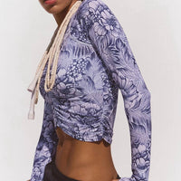 Fp Movement - Tempo Ruched Printed Long Sleeve Tee
