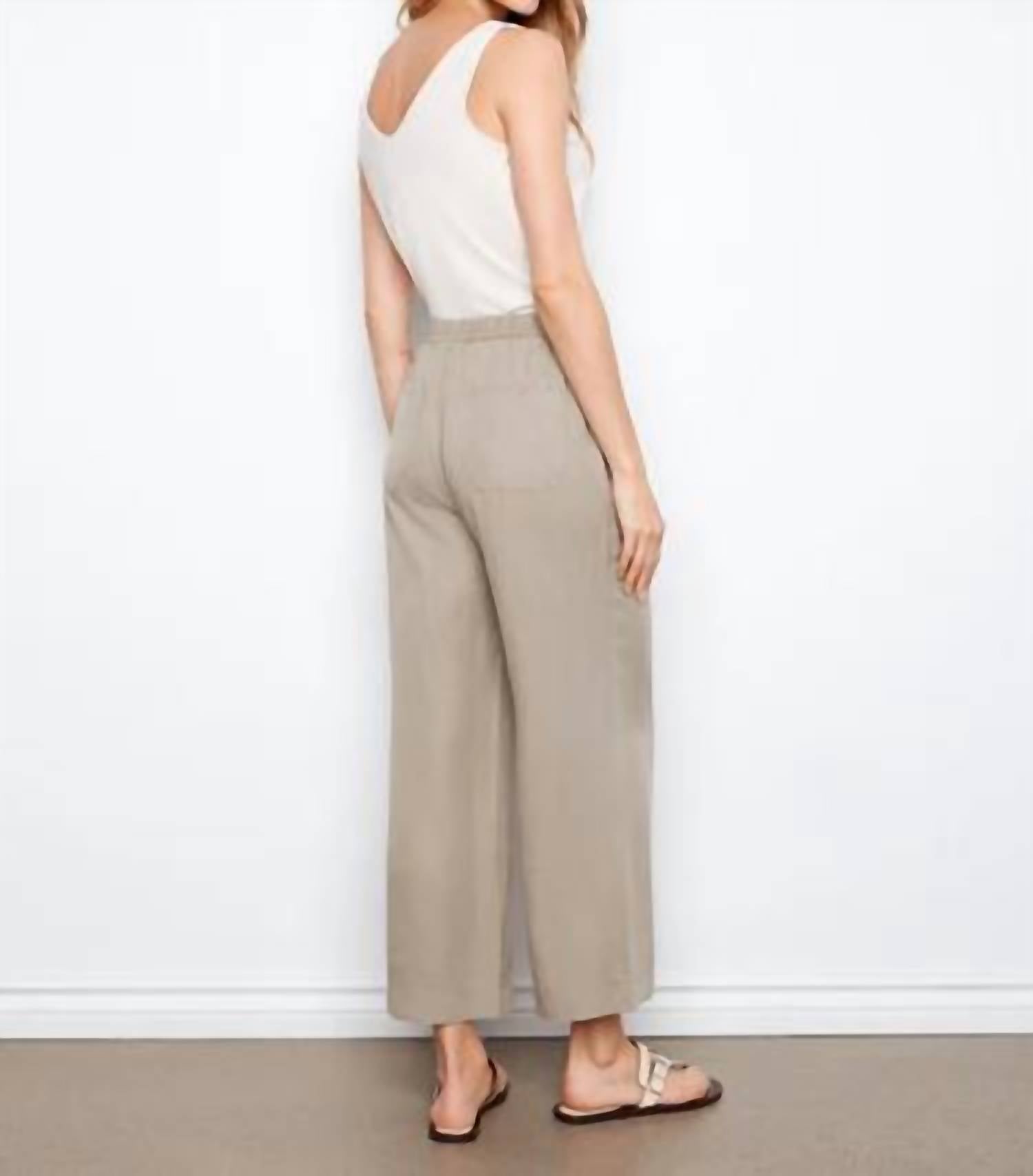Charlie B - Tencel Wide Leg Jogger Pants