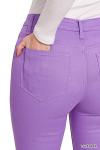 Zenana - High Rise Skinny Denim Pants