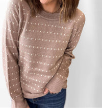 Staccato - Textured Stripe Sweater